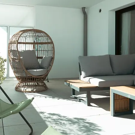 Terrasse, Hippodrome Pornichet, 6 Personnes Apartmán *