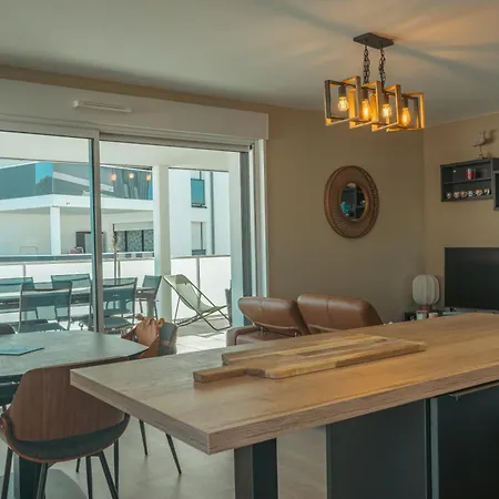 Terrasse, Hippodrome Pornichet, 6 Personnes Apartmán