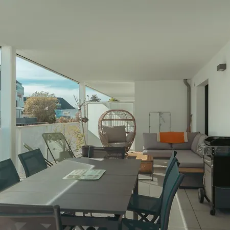 Terrasse, Hippodrome Pornichet, 6 Personnes Apartman *