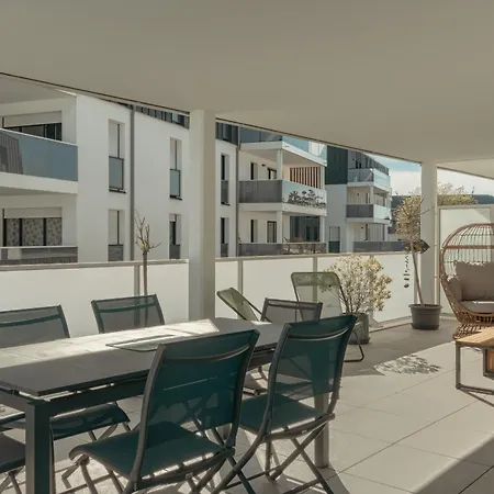 Terrasse, Hippodrome Pornichet, 6 Personnes Apartmán